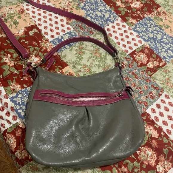 Del Giudice Roma, Gray Pebbled Leather - Picture 1 of 3